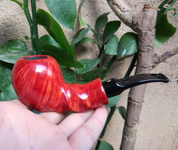 丹麦波尔温斯洛poulwinslow皇冠200系列石楠木手工苹果桌斗烟斗