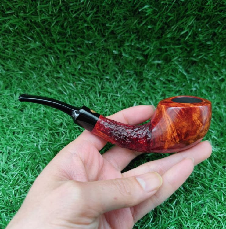 丹麦波尔温斯洛poulwinslow皇冠viking系列石楠木手工河豚3mm烟斗