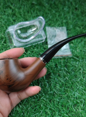 三达SD109A烟斗胶木弯式循环过滤烟斗怀旧式创意烟丝斗烟具送配件