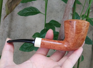 进口石楠木料斗师做手工实木大号都柏林花式烟斗9MM大块头送工具