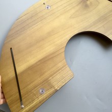 展示架绘画夹板 山越实木楠木折扇画板画夹空白扇面画架夹扇面
