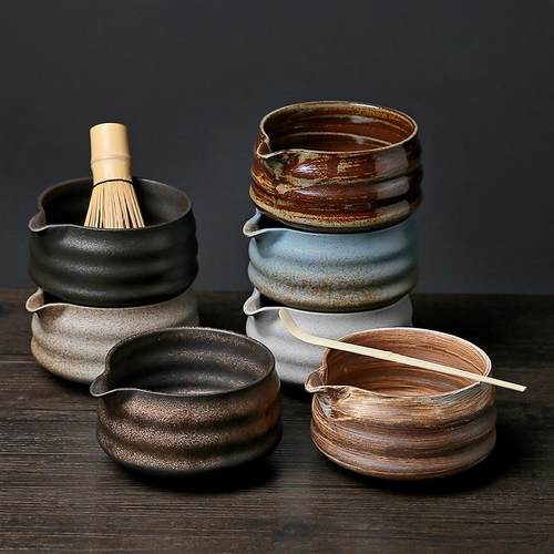 日式抹茶碗创意茶道甜品碗