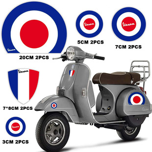 适用Vespa维斯帕韦士柏车身改装贴纸春天冲刺150GTS300贴花反光