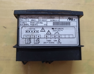 适用帝思XR40CX原装意大利小精灵温控器XR02CX LICCGXB5S1