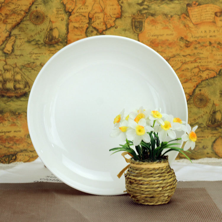 剁椒鱼头深盘陶瓷大盘子纯白8.5英寸釉下彩家用饭菜深汤盘米饭盘,餐饮具,盘,淘宝优惠券,粉丝福利购,淘宝优惠卷