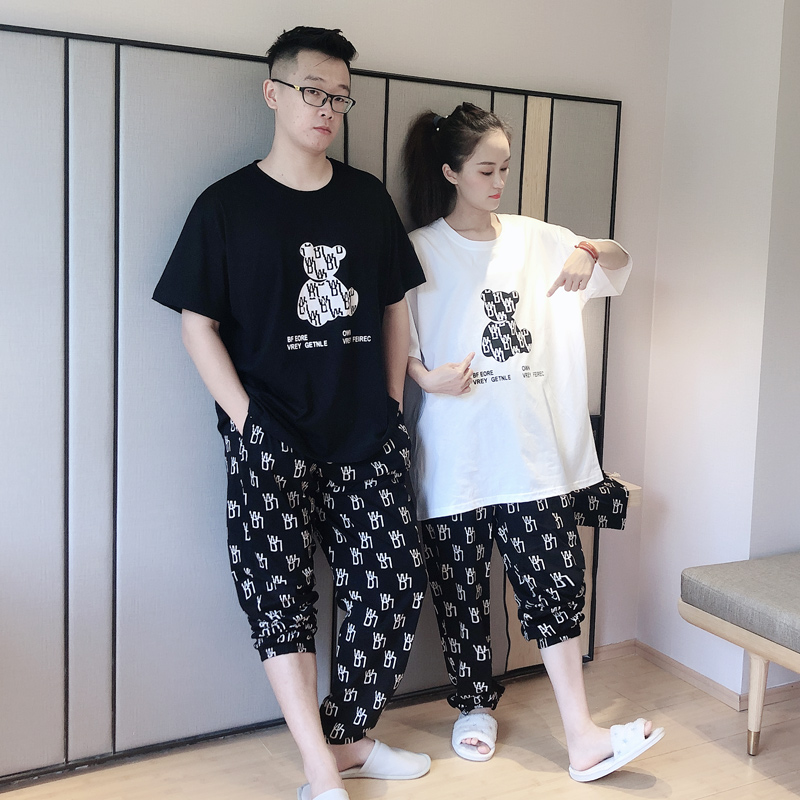 宽松网红款潮洋气男士睡衣