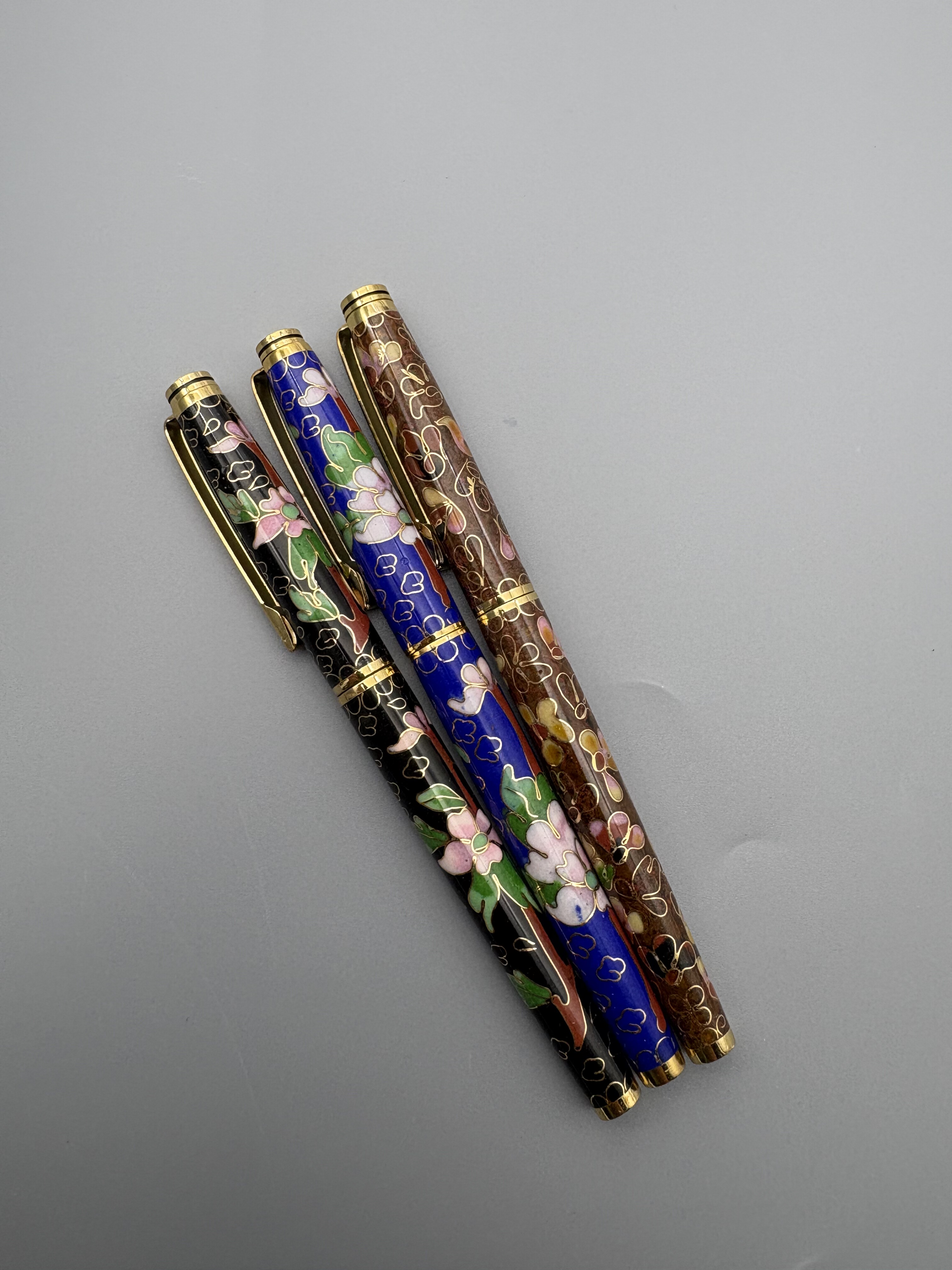 九十年代上海英雄50景泰蓝掐丝珐琅库存老货钢笔工艺品礼品收藏品