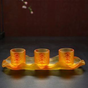 仙水杯酒杯供奉套装供佛供具供水杯奉关公观音茶杯财神居家用摆件