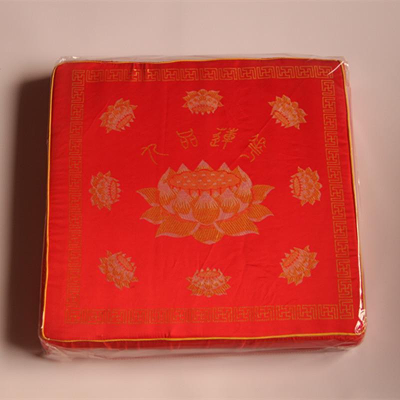 正方形佛堂拜垫拜佛垫加厚莲花拜垫跪垫拜佛打坐禅修垫蒲团