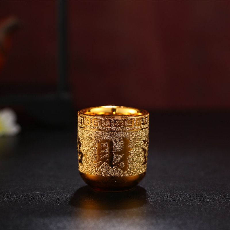 仙家拜神供奉酒杯供关公财神酒盅 供酒杯杯子陶瓷供佛水杯酒