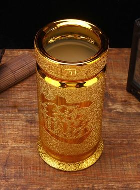 家用桶装香根收纳佛堂莲花插香香桶线香竹签香莲花线香香筒