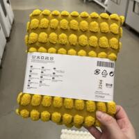 IKEA genuine Swabpe cushion/throw pillow with duck feather core, 50x50cm, corn fluff, detachable and washable thumbnail 7