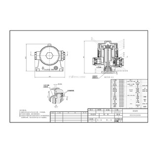 CAD产品测绘代画零件加工纸标准机械三视图装配图爆炸图手绘平面