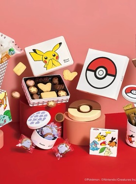 情人节限定 日本Juchheim尤海姆宝可梦皮卡丘巧克力年轮蛋糕