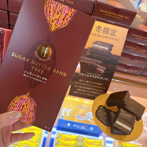 期间限定 炭烧可可巧克力黄油树饼干日本sugar butter tree