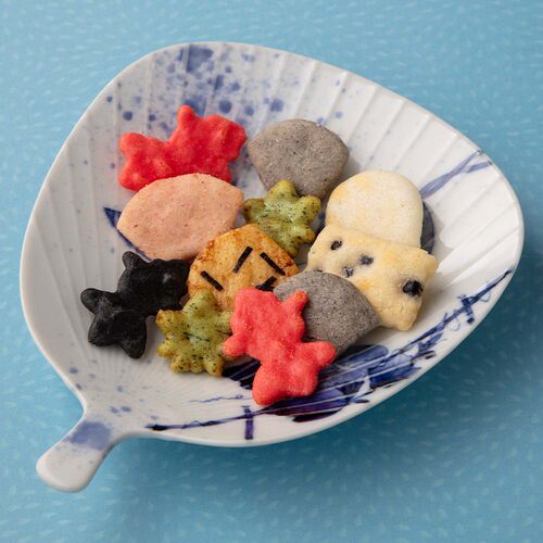 金鱼来啦！「满果惣」煎饼季节礼物日本金鱼仙贝米果 10袋