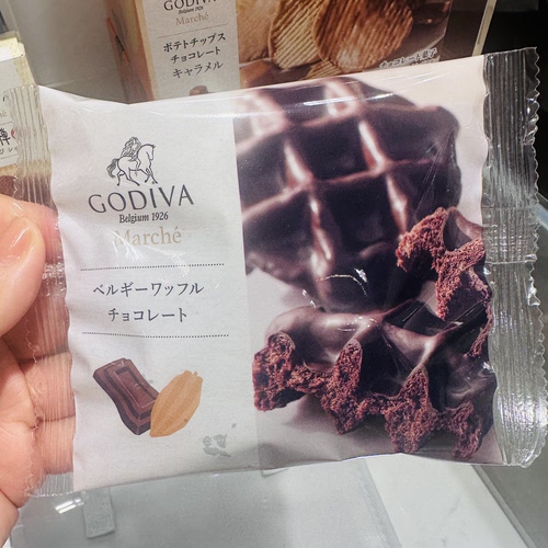日本代购进口 GODIVA/歌帝梵 巧克力比利时华夫饼 休闲零食