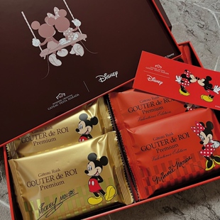 情人节 日本迪士尼米奇米妮Gateau Festa Harada巧克力面包饼干