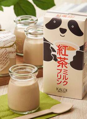 日本KALDI红茶  牛奶  巧克力珈琲杏仁豆腐芒果布丁