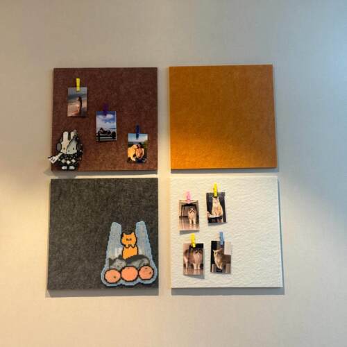 【新家的100个快递】多巴胺毛毡板照片墙家用玄关客厅墙面装饰画