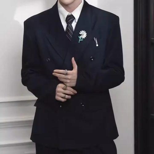 权志龙同款西服套装男2025秋冬季