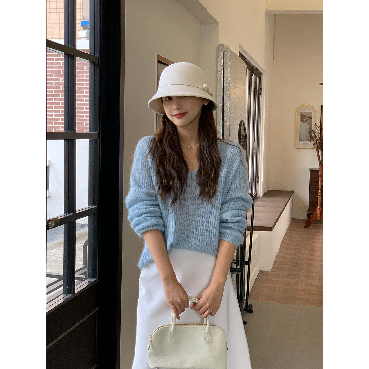 芝士商店~法式小香风羊毛渔夫帽女冬季显脸小千金帽子蝴蝶结礼帽,服饰配件/皮带/帽子/围巾,帽子,淘宝优惠券,粉丝福利购,淘宝优惠卷