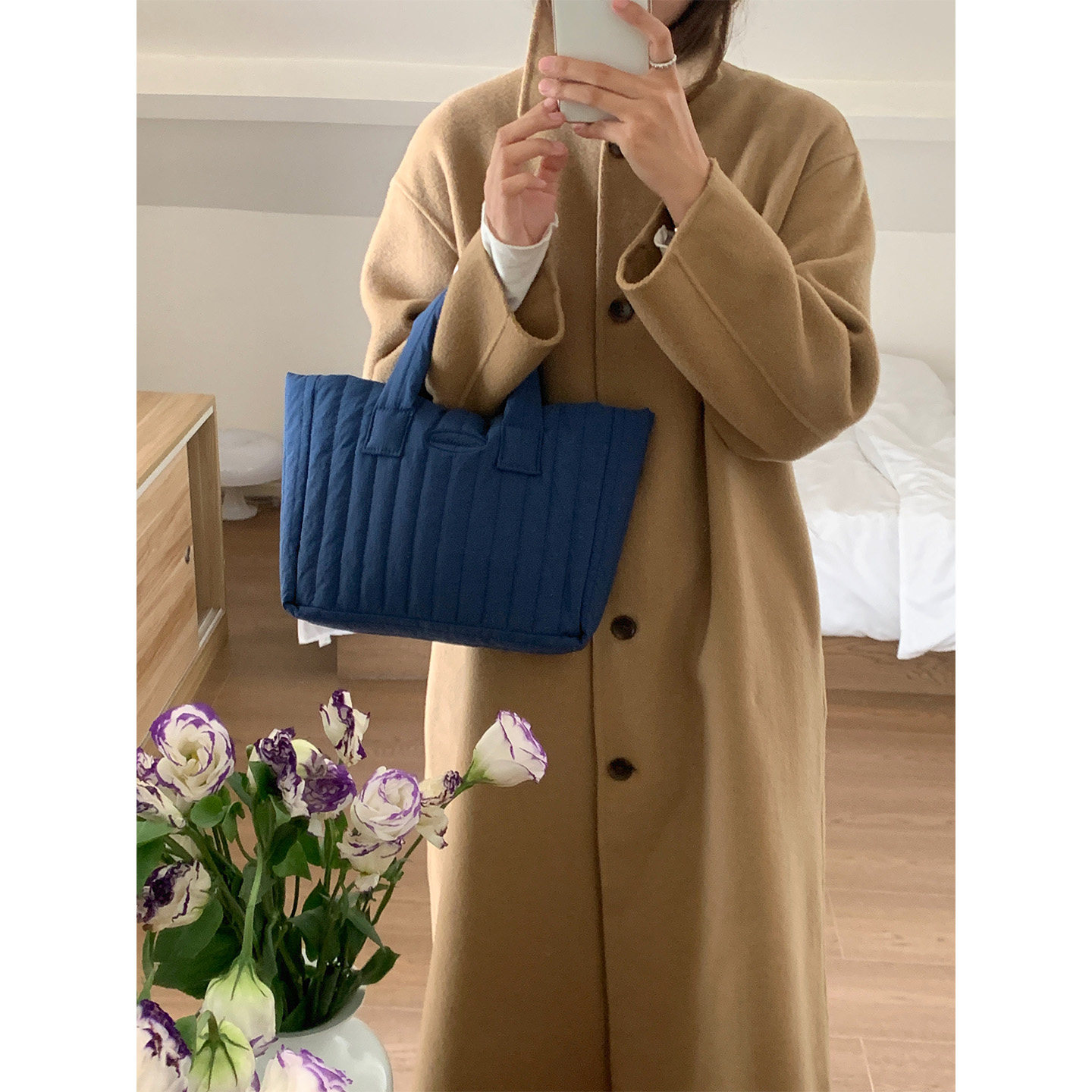 定制款~粉色上班通勤手提包女冬季小众高级感手拎包韩国可爱包包,箱包皮具/热销女包/男包,通用款女包,淘宝优惠券,粉丝福利购,淘宝优惠卷