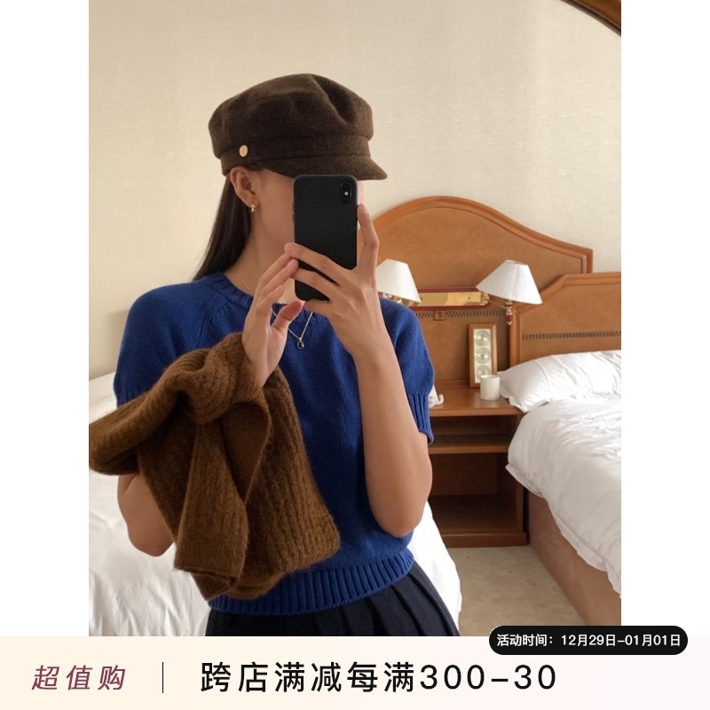 ���ƿ�~��ɫ�����ë��ͯñŮ�ﶬ����ñ��Ӣ�׷�˽�ñ����ñins