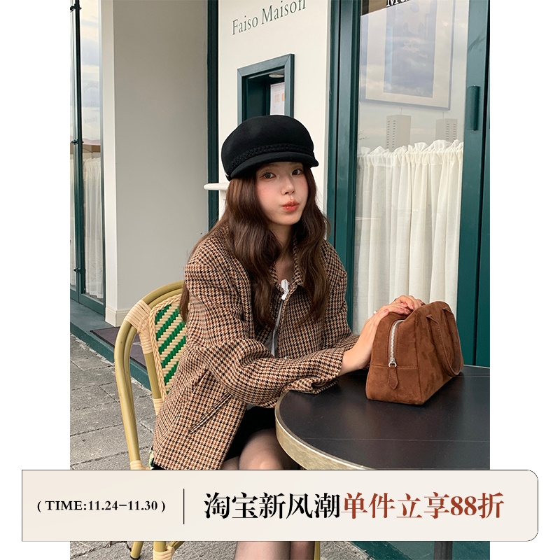 定制款~100澳洲羊毛气质羊毡帽女