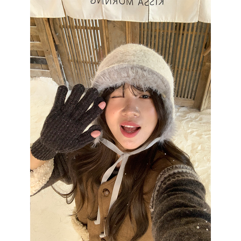 芝士商店~毛绒绒防风雷锋帽女2025新款冬季雪地防寒保暖护耳帽子