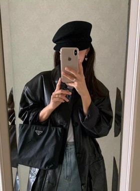 fever同款~黑色羊毛报童帽女冬季马术帽八角帽子贝雷帽英伦羊毡帽