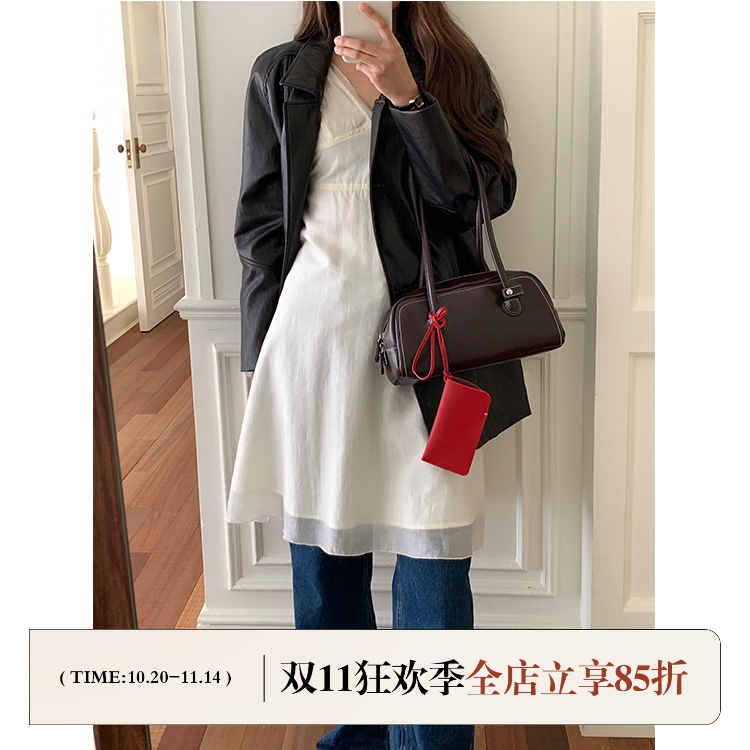 芝士商店~日常通勤气质波士顿包