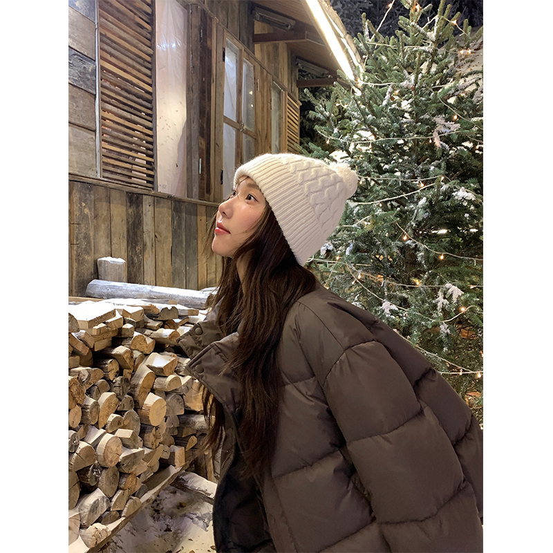 定制款~白色毛线帽女2026新款冬季复古针织帽子高级感保暖堆堆帽,服饰配件/皮带/帽子/围巾,帽子,淘宝优惠券,粉丝福利购,淘宝优惠卷