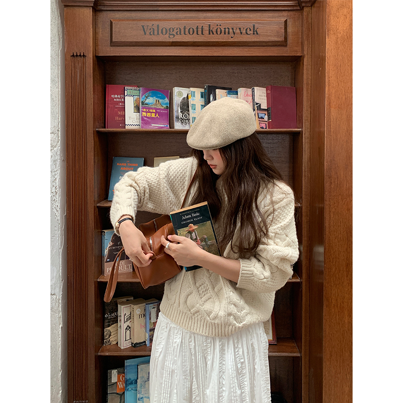 芝士商店~松弛随意感针织前进帽