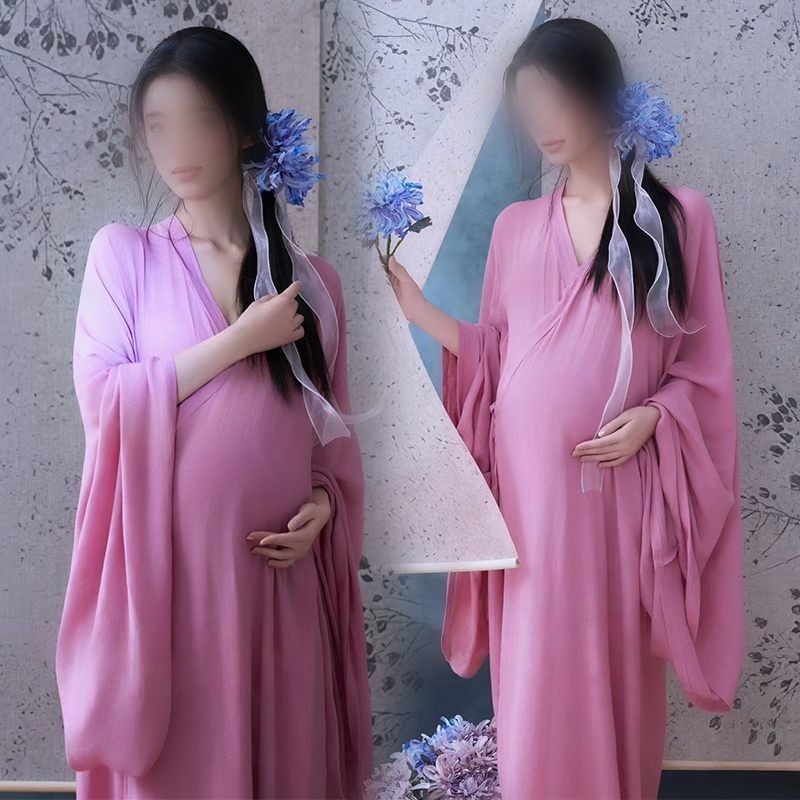 影楼新款中式禅意孕妇艺术照