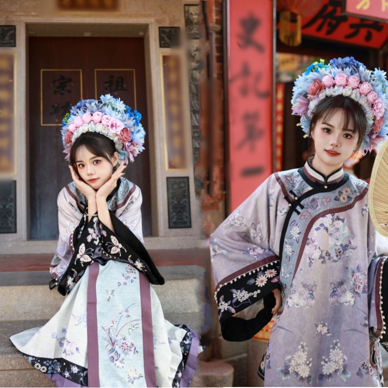 晚清格格服套装旅拍写真服装