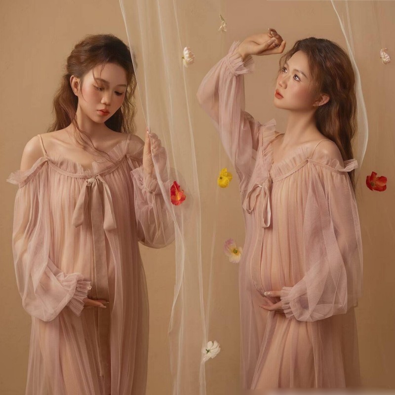 新款孕妇照服装法式唯美孕妈写真