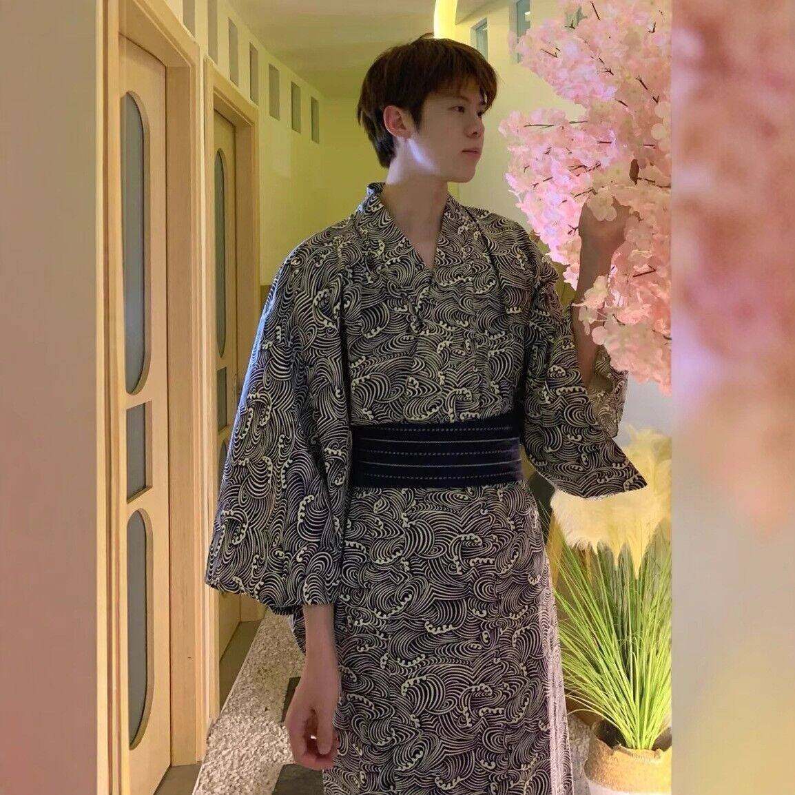日本传统男士和服浴衣武士款日系