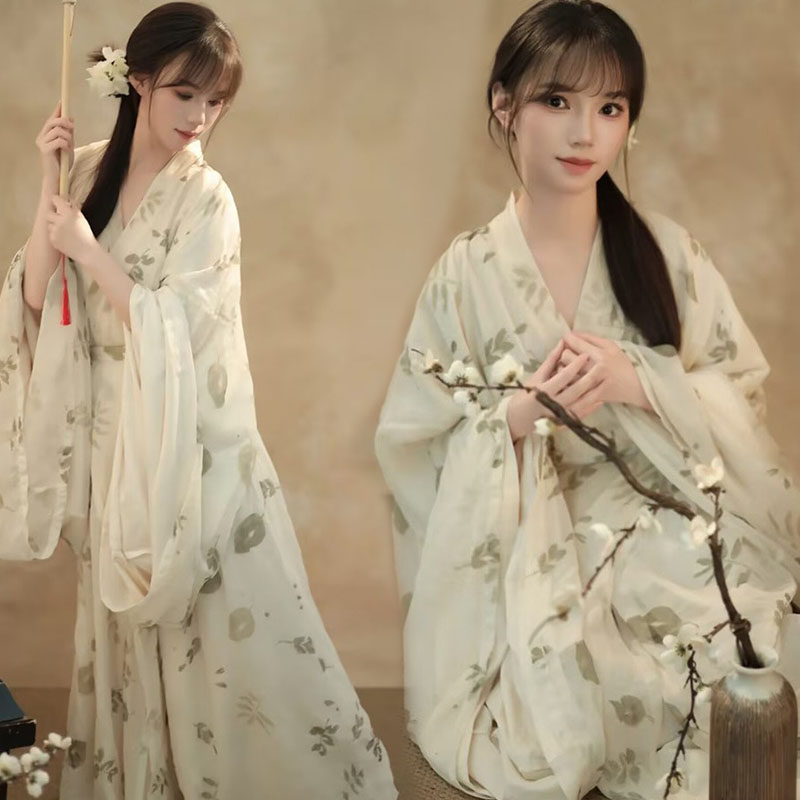 夏季古风汉服女齐胸襦裙广袖仙