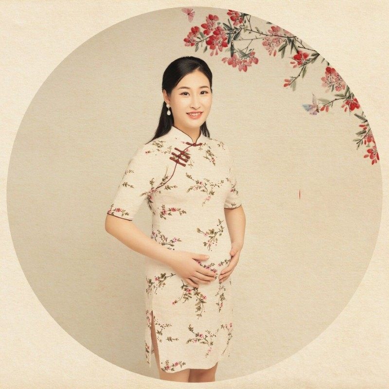 孕妇摄影服装时尚主题孕妇古装艺术照片写真服影楼孕期拍照衣服饰