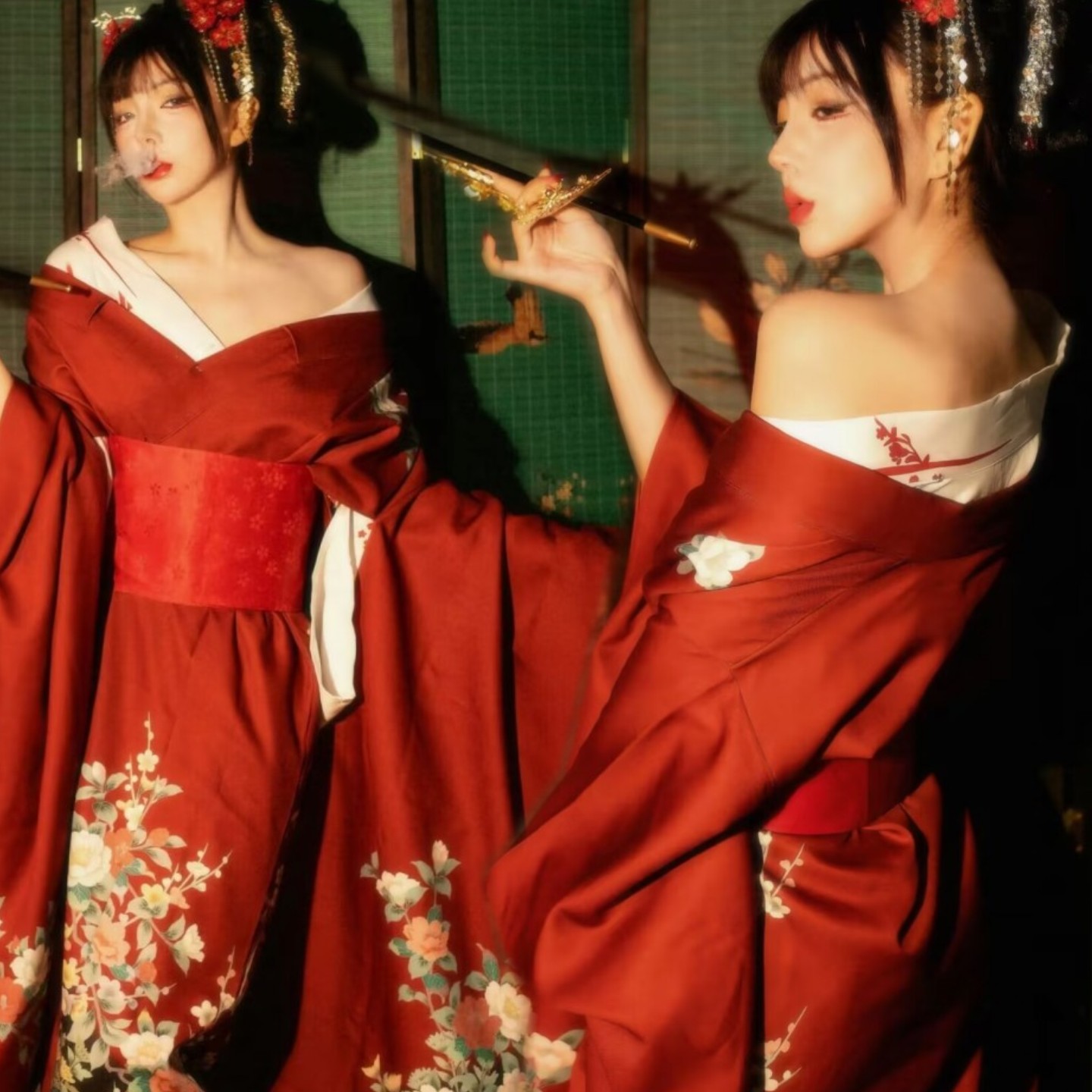 日系和服改良写真影楼正装套装
