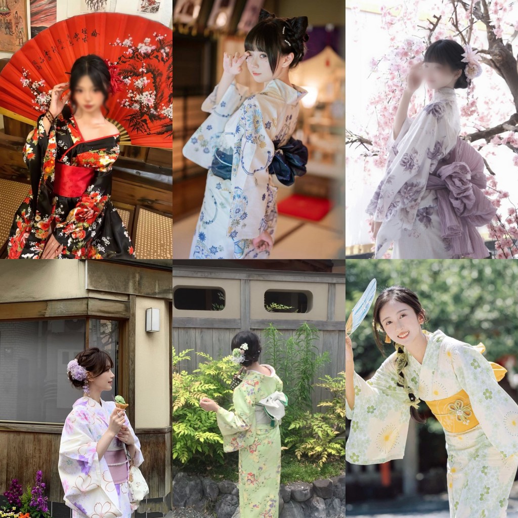 传统和服女日式浴衣日系连衣裙