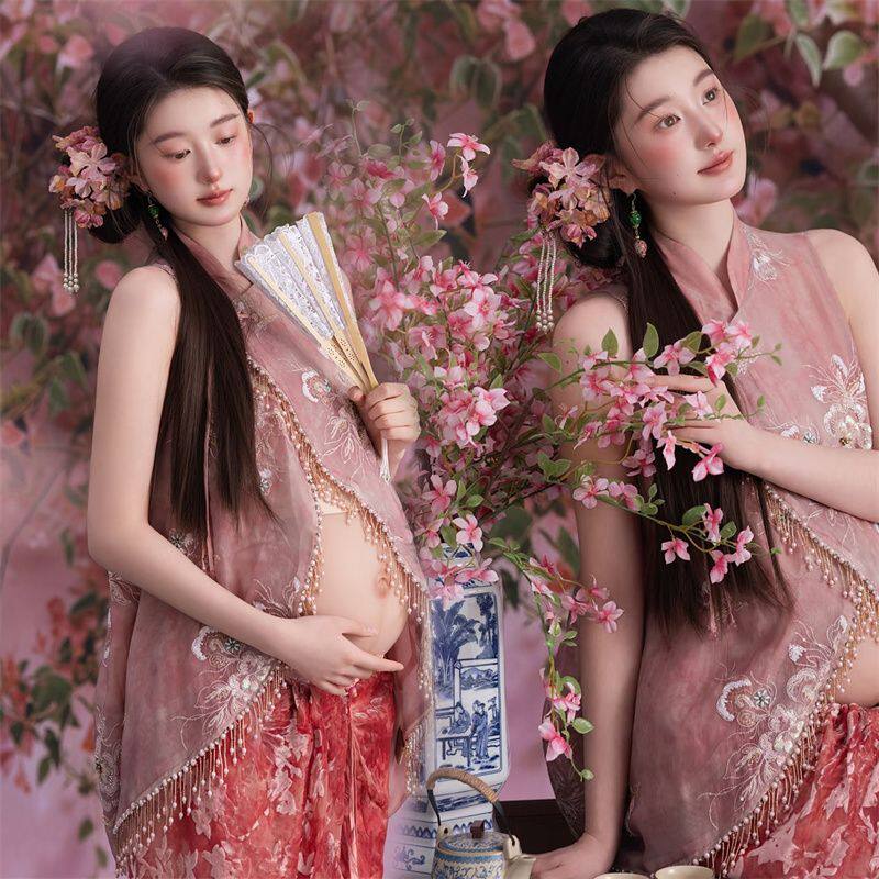 孕妇照服装影楼新款国风新中式