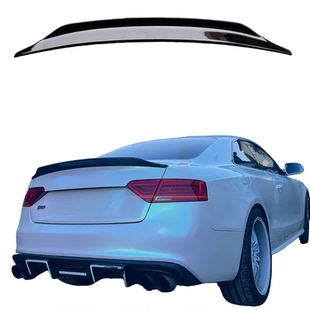 s5改装 奥迪a5 专用免打孔后尾翼 2016款 适用于奥迪A5双门尾翼2009