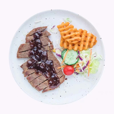 大庄园西冷牛排150g/袋原切代餐腌制牛肉冷冻食品