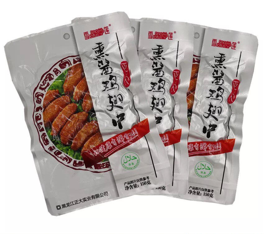 cp 正大雪莲熏酱鸡翅中150g  东北熟食 卤味鸡翅膀 即食清真食品