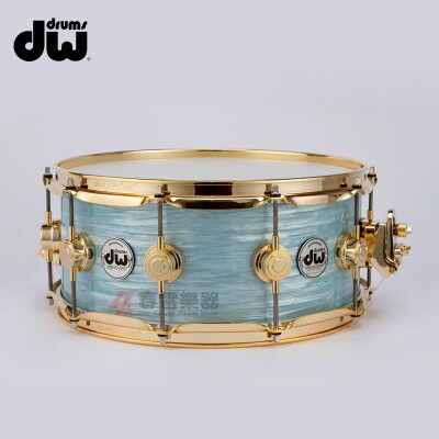 美产DW Collector's收藏家系列14x6英寸 Pale Blue Oyster小军鼓
