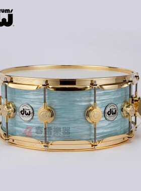 美产DW Collector's收藏家系列14x6英寸 Pale Blue Oyster小军鼓