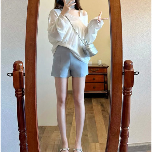 巨好看防晒长袖针织打底背心女