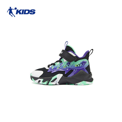 乔丹男童篮球鞋小童运动鞋魔术贴